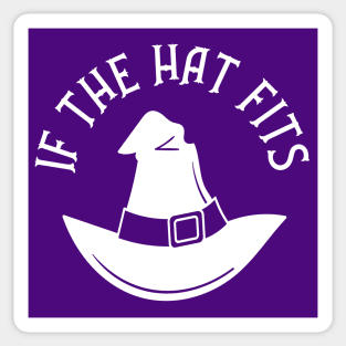 If The Hat Fits Cheeky Witch® Sticker